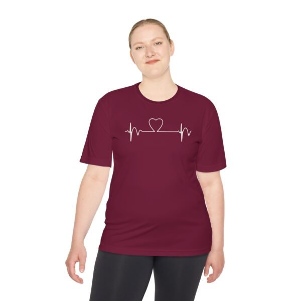 Heartbeat Wellness Tee, Exercise Shirt, Fitness Apparel, Unisex Workout Top, Casual Sportswear, Heart Rate Graphic Tee - Image 48