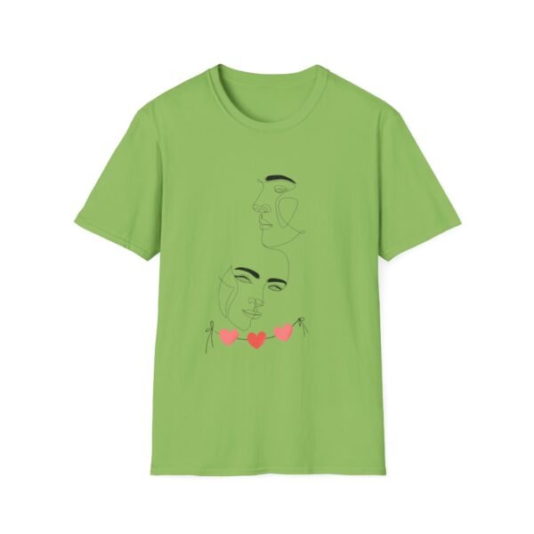 Minimalist Love T-Shirt - Artistic Face Design, Gifts for Her, Graphic Tee, Casual Wear, Valentine's Day - Image 41