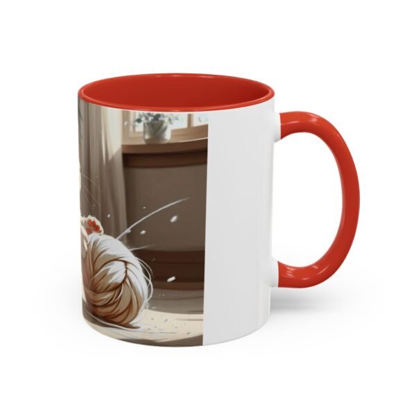 Cat-Themed Accent Coffee Mug, Playful Kitty Design, Perfect Gift for Cat Lovers, Unique Pet Lover Cup, Fun Home Decor, Birthday and [...] - Image 14