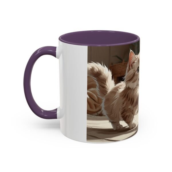 Cat-Themed Accent Coffee Mug, Playful Kitty Design, Perfect Gift for Cat Lovers, Unique Pet Lover Cup, Fun Home Decor, Birthday and [...] - Image 31