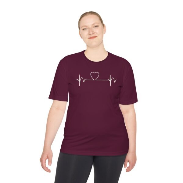Heartbeat Wellness Tee, Exercise Shirt, Fitness Apparel, Unisex Workout Top, Casual Sportswear, Heart Rate Graphic Tee - Image 52