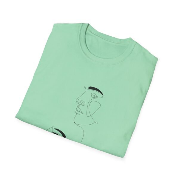 Minimalist Love T-Shirt - Artistic Face Design, Gifts for Her, Graphic Tee, Casual Wear, Valentine's Day - Image 48