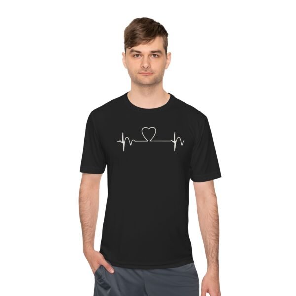 Heartbeat Wellness Tee, Exercise Shirt, Fitness Apparel, Unisex Workout Top, Casual Sportswear, Heart Rate Graphic Tee - Image 15