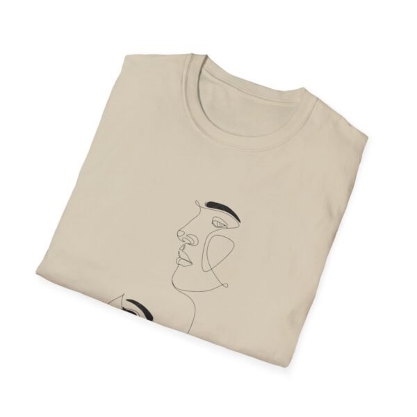 Minimalist Love T-Shirt - Artistic Face Design, Gifts for Her, Graphic Tee, Casual Wear, Valentine's Day - Image 8