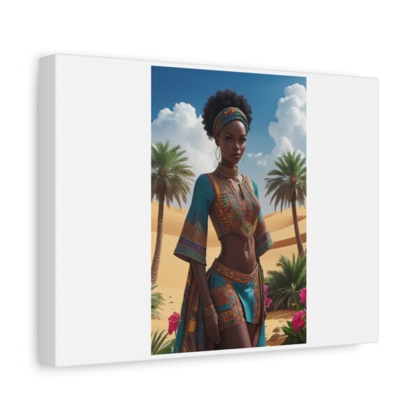 Canvas Wall Art, Bohemian Decor, Afrocentric Images, Home Wall Art, Art for Living Room, Vibrant Artwork, Gift for Her - Image 2