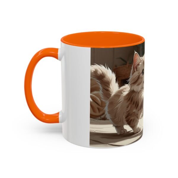 Cat-Themed Accent Coffee Mug, Playful Kitty Design, Perfect Gift for Cat Lovers, Unique Pet Lover Cup, Fun Home Decor, Birthday and [...] - Image 27