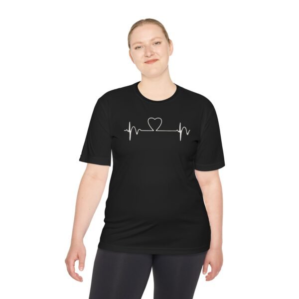 Heartbeat Wellness Tee, Exercise Shirt, Fitness Apparel, Unisex Workout Top, Casual Sportswear, Heart Rate Graphic Tee - Image 16