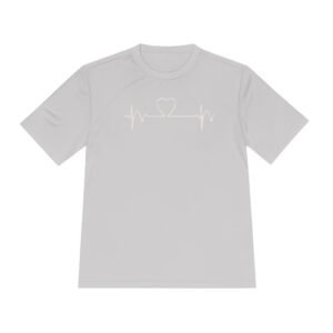 Heartbeat Wellness Tee, Exercise Shirt, Fitness Apparel, Unisex Workout Top, Casual Sportswear, Heart Rate Graphic Tee