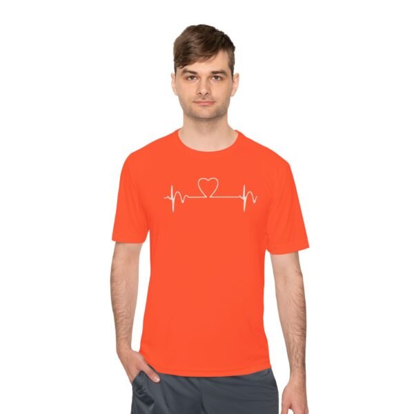 Heartbeat Wellness Tee, Exercise Shirt, Fitness Apparel, Unisex Workout Top, Casual Sportswear, Heart Rate Graphic Tee - Image 7