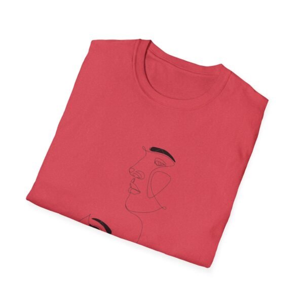 Minimalist Love T-Shirt - Artistic Face Design, Gifts for Her, Graphic Tee, Casual Wear, Valentine's Day - Image 60
