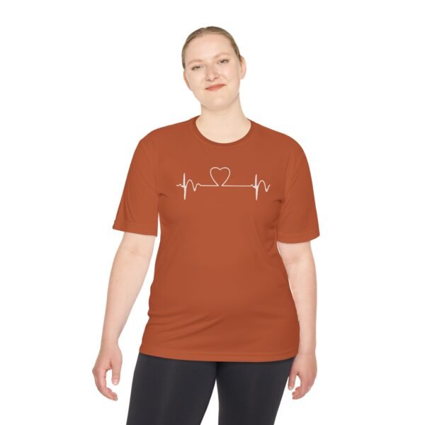Heartbeat Wellness Tee, Exercise Shirt, Fitness Apparel, Unisex Workout Top, Casual Sportswear, Heart Rate Graphic Tee - Image 20