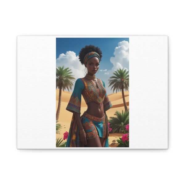Canvas Wall Art, Bohemian Decor, Afrocentric Images, Home Wall Art, Art for Living Room, Vibrant Artwork, Gift for Her