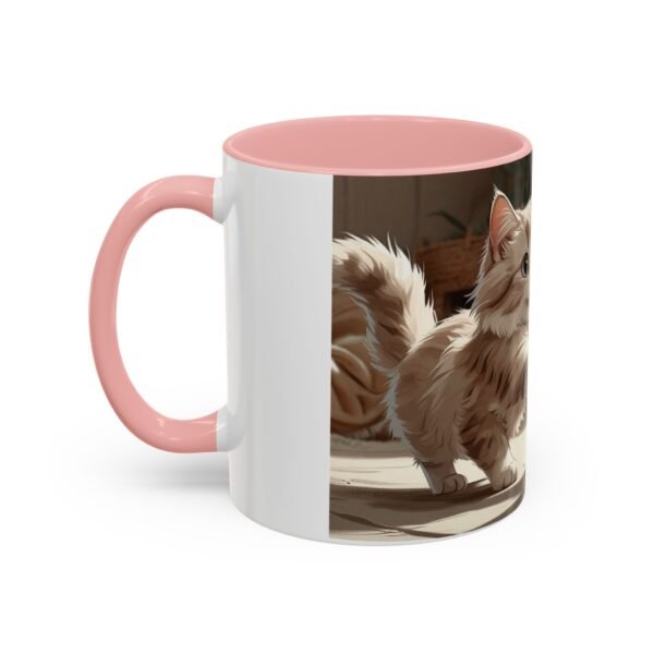 Cat-Themed Accent Coffee Mug, Playful Kitty Design, Perfect Gift for Cat Lovers, Unique Pet Lover Cup, Fun Home Decor, Birthday and [...] - Image 11