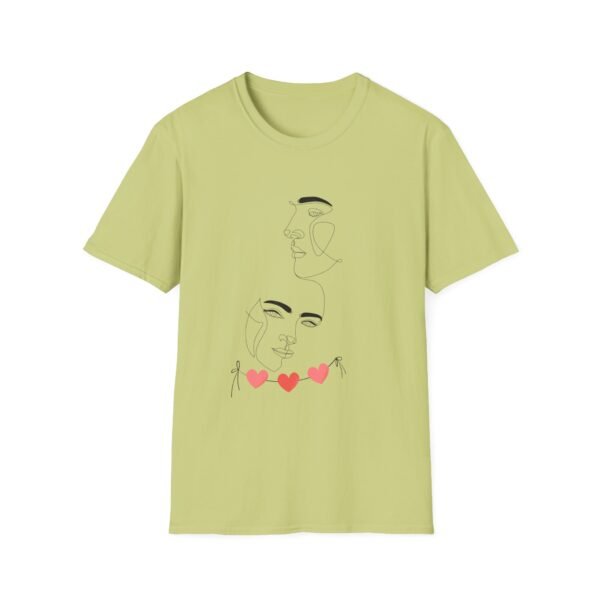 Minimalist Love T-Shirt - Artistic Face Design, Gifts for Her, Graphic Tee, Casual Wear, Valentine's Day - Image 29