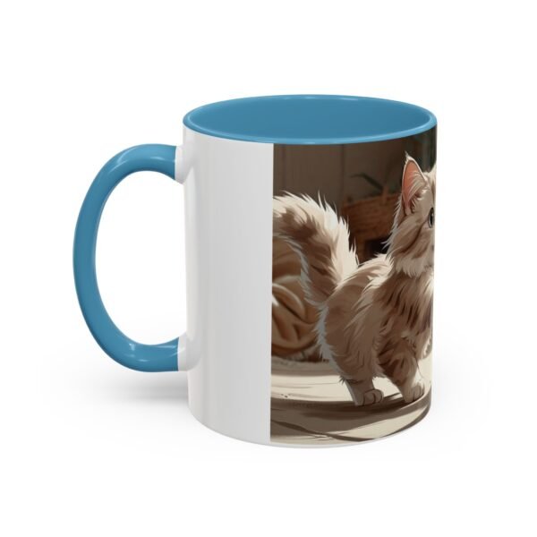 Cat-Themed Accent Coffee Mug, Playful Kitty Design, Perfect Gift for Cat Lovers, Unique Pet Lover Cup, Fun Home Decor, Birthday and [...] - Image 19