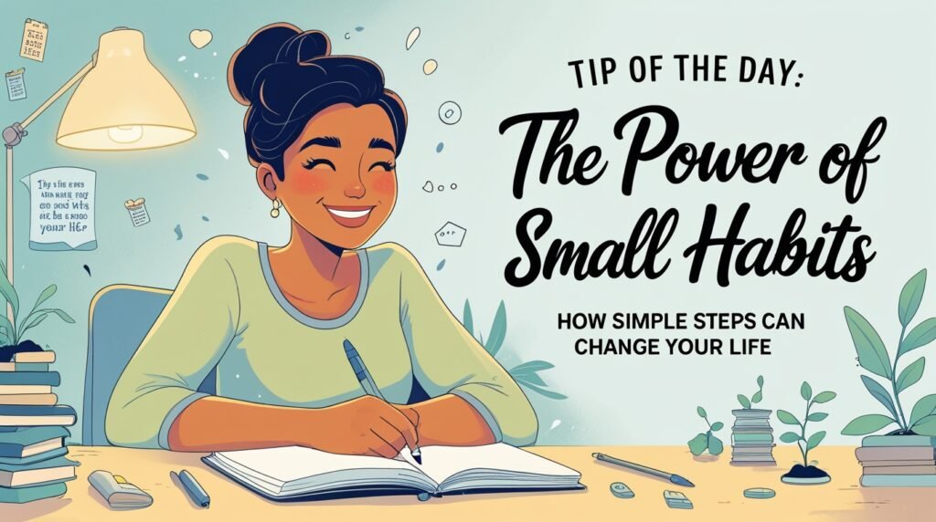 Tip of the Day: The Power of Small Habits — How Simple Steps Can Change Your Life