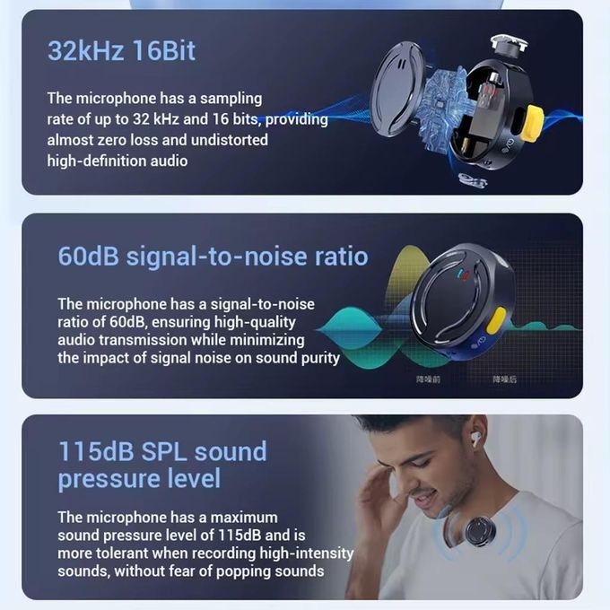 microphone lavalier sans fil – usb c , avec boîtier de charge | son clair & professionnel microphone lavalier sans fil – usb c , avec boîtier de charge | son clair & professionnel